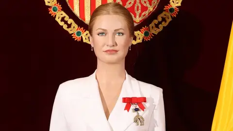 Figura de cera de la Princesa Leonor Figura de cera de la Princesa Leonor