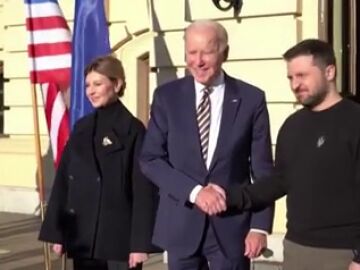 Efemérides de hoy 20 de febrero de 2025: Joe Biden visita Kiev (Ucrania)