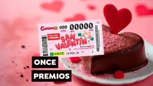 Premios del Sorteo del Cuponazo de San Valentín de la ONCE de hoy 14 de febrero Premios del Sorteo del Cuponazo de San Valentín de la ONCE de hoy 14 de febrero