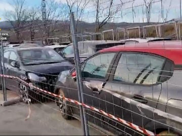 Coches robados en la DANA