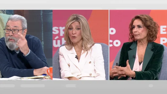 Cándido Méndez y las ministras Cándido Méndez y las ministras