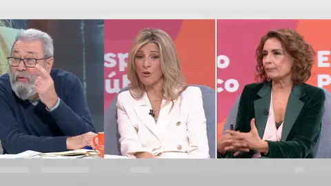 Cándido Méndez y las ministras Cándido Méndez y las ministras