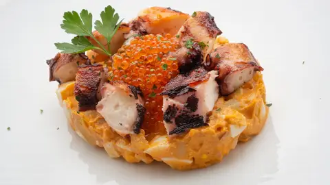 Ensaladilla de pulpo Ensaladilla de pulpo