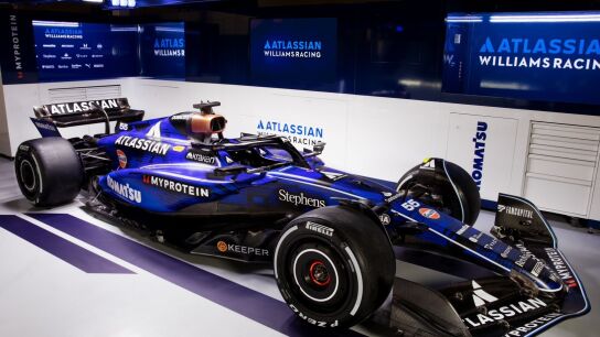 As&iacute; es el FW47 de Williams, el nuevo monoplaza de Carlos Sainz
