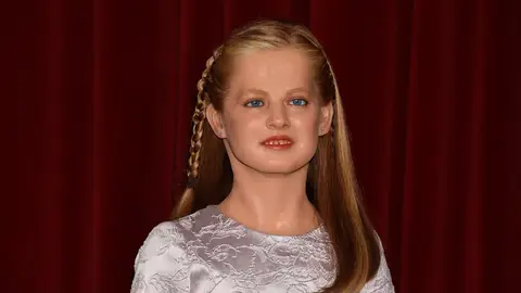 Antigua figura de cera de la princesa Leonor cuando tenía 9 años Antigua figura de cera de la princesa Leonor cuando tenía 9 años
