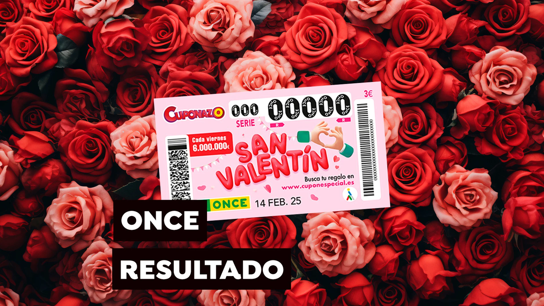 Comprobar Sorteo ONCE: resultado del Sorteo del Cupón Extra de San Valentín de la ONCE Comprobar Sorteo ONCE: resultado del Sorteo del Cupón Extra de San Valentín de la ONCE