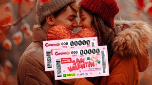 Cu&aacute;nto se lleva Hacienda por cada premio del Sorteo del Cup&oacute;n Extra de San Valent&iacute;n de la ONCE