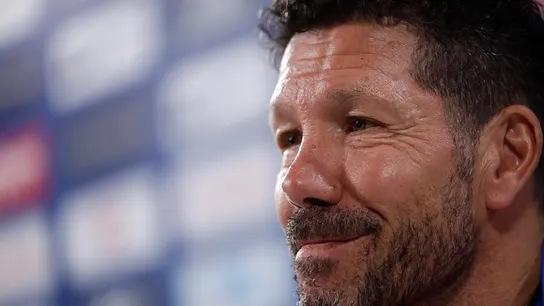Diego Pablo Simeone en rueda de prensa Diego Pablo Simeone en rueda de prensa