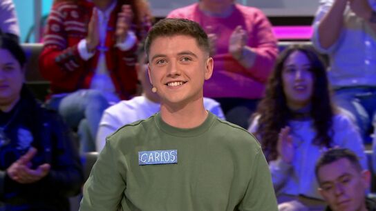 Carlos en La ruleta de la suerte 