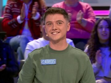 Carlos en La ruleta de la suerte 