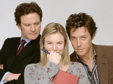 Colin Firth, Renée Zellweger y Hugh Grant en Bridget Jones: Sobreviviré Colin Firth, Renée Zellweger y Hugh Grant en Bridget Jones: Sobreviviré