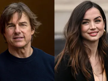 Tom Cruise y Ana de Armas en un montaje Tom Cruise y Ana de Armas en un montaje