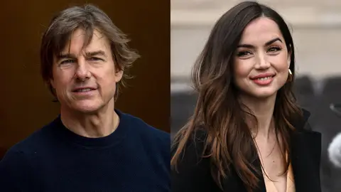 Tom Cruise y Ana de Armas en un montaje Tom Cruise y Ana de Armas en un montaje