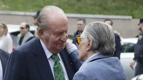 El rey Juan Carlos y Jaime Ostos en 2016 El rey Juan Carlos y Jaime Ostos en 2016