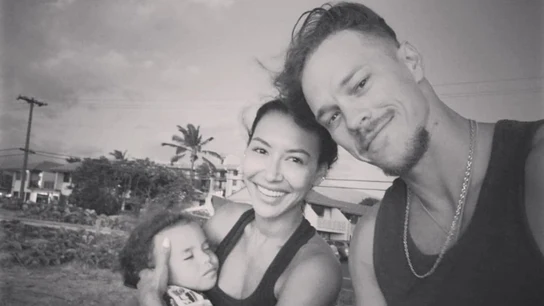 Ryan Dorsey y Naya Rivera con su hijo Josey Ryan Dorsey y Naya Rivera con su hijo Josey