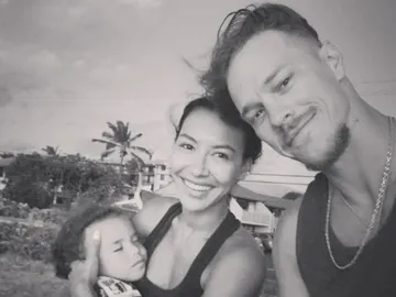 Ryan Dorsey y Naya Rivera con su hijo Josey Ryan Dorsey y Naya Rivera con su hijo Josey