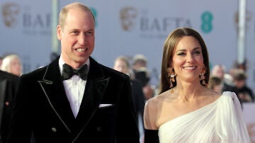 El príncipe Guillermo y Kate Middleton en los BAFTA 2023