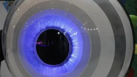 Imagen de archivo de un congreso de oftalmología Imagen de archivo de un congreso de oftalmología