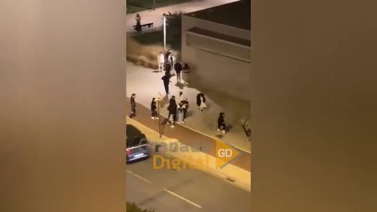 El v&iacute;deo de la pelea en Granada por una discusi&oacute;n de tr&aacute;fico