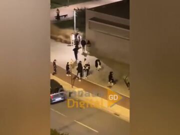 El vídeo de la pelea en Granada por una discusión de tráfico