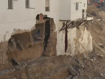 Edificio arrasado por la DANA en Chiva Edificio arrasado por la DANA en Chiva