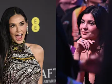 Kylie Jenner y Demi Moore en los BAFTA Kylie Jenner y Demi Moore en los BAFTA