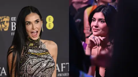 Kylie Jenner y Demi Moore en los BAFTA Kylie Jenner y Demi Moore en los BAFTA