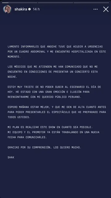 Historia de @shakira Historia de @shakira