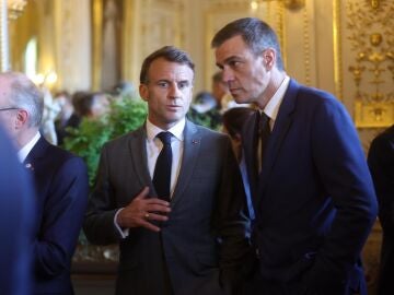 Imagen de Emmanuel Macron y Pedro Sanchez