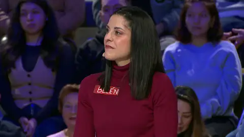 Belén en La ruleta de la suerte Belén en La ruleta de la suerte