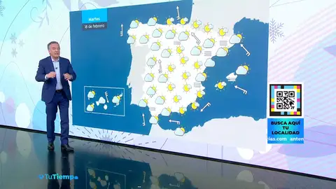 El tiempo del 18 de febrero roberto brasero