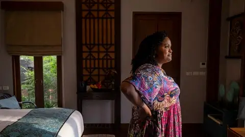 Belinda en la temporada 3 de The White Lotus Belinda en la temporada 3 de The White Lotus