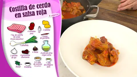 Ingredientes Costilla de cerdo en salsa roja Ingredientes Costilla de cerdo en salsa roja