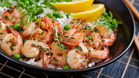 Arroz con gambas Arroz con gambas