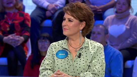La divertida an&eacute;cdota de Irma Soriano en La ruleta de la fortuna: &ldquo;Un d&iacute;a yo tiro de la ruleta y me quedo pegada&rdquo;
