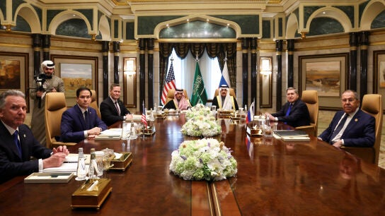 Rubio y Lavrov inician en Riad la primera reuni&oacute;n a alto nivel entre Rusia y EE UU desde 2022