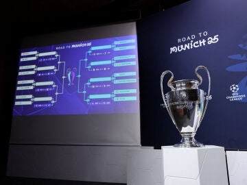 El cuadro de la Champions League en el sorteo de los playoffs celebrado en Nyon