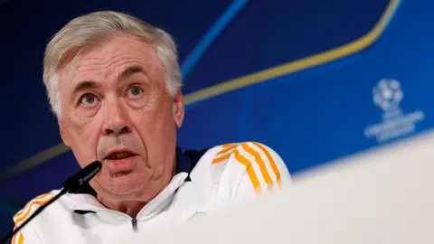 Carlo Ancelotti atiende a los medios de comunicación en Valdebebas Carlo Ancelotti atiende a los medios de comunicación en Valdebebas