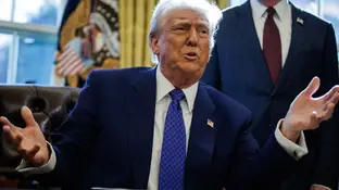 El presidente de Estados Unidos, Donald Trump El presidente de Estados Unidos, Donald Trump