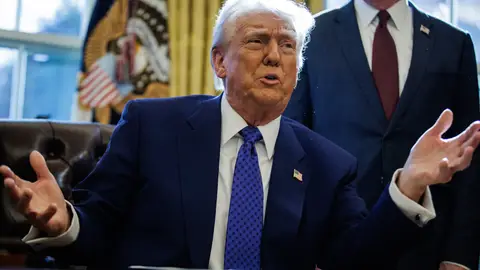 El presidente de Estados Unidos, Donald Trump El presidente de Estados Unidos, Donald Trump