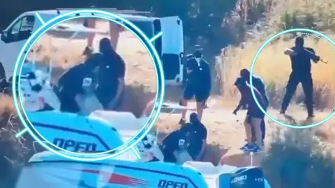 Cae la banda de narcos de Huelva que protegía sus alijos con fusiles de asalto Cae la banda de narcos de Huelva que protegía sus alijos con fusiles de asalto