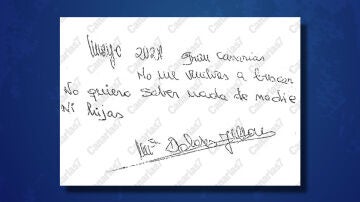 "No me vuelvas a buscar, no quiero saber nada de nadie": La carta que un presunto descuartizador habría falsificado para hacer creer que su mujer se había marchado