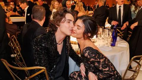 Kylie Jenner y Timothée Chalamet en los Globos de Oro Kylie Jenner y Timothée Chalamet en los Globos de Oro