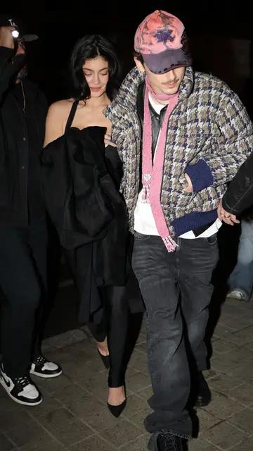 Kylie Jenner y Timothée Chalamet Kylie Jenner y Timothée Chalamet