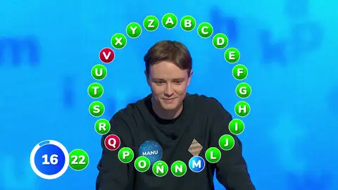 La historia se repite: Manu comete tres fallos durante sus últimos segundos en el Rosco La historia se repite: Manu comete tres fallos durante sus últimos segundos en el Rosco