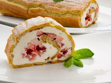 Rulo de pasta choux relleno: una receta fácil para triunfar en la cocina Rulo de pasta choux relleno: una receta fácil para triunfar en la cocina