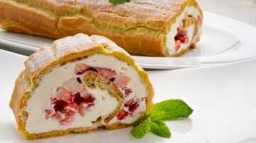 Rulo de pasta choux relleno: una receta fácil para triunfar en la cocina