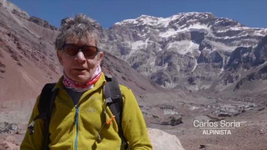 Carlos Soria, a 1.000 metros de la cumbre del Aconcagua a sus 86 a&ntilde;os
