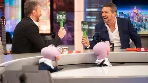 El combate definitivo: Antonio Banderas deberá averiguar si Pablo Motos dice la verdad... ¿lo conseguirá? El combate definitivo: Antonio Banderas deberá averiguar si Pablo Motos dice la verdad... ¿lo conseguirá?