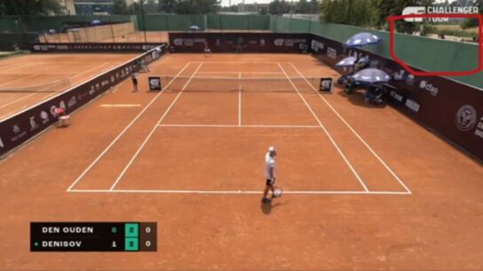 Suspenden un partido de un torneo ATP por un tiroteo y una nube de gas lacrim&oacute;geno